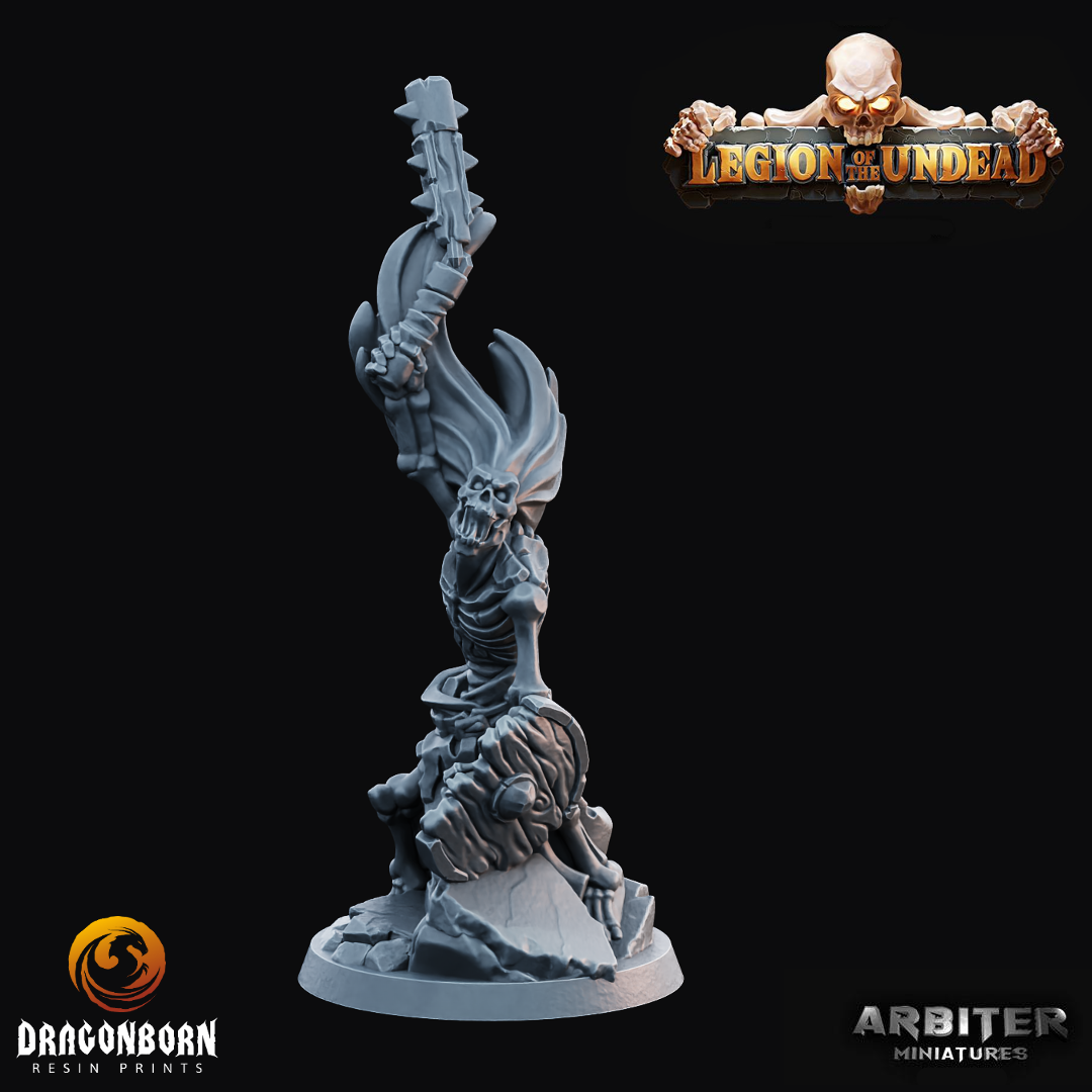 Skeleton Flailer 1 - DnD RPG Wargaming Miniatures