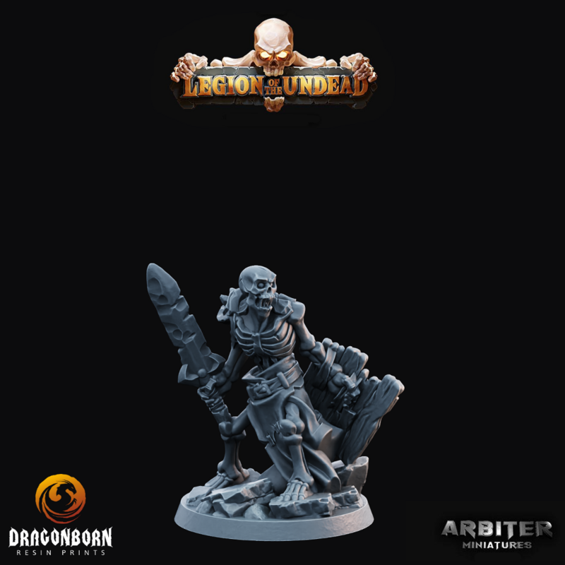 Skeleton Warrior 2 - DnD RPG Wargaming Miniatures