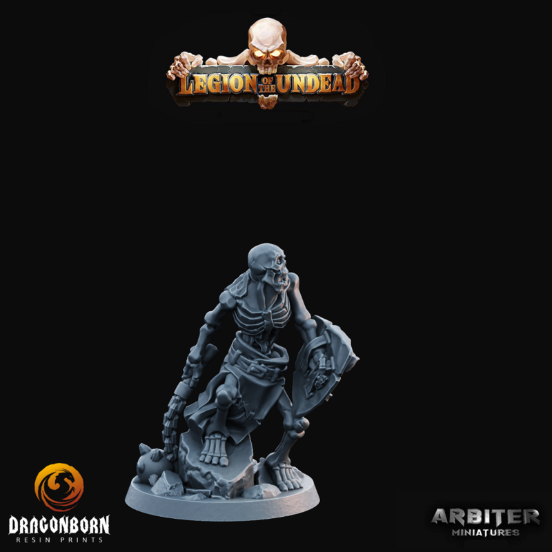 Skeleton Warrior 3 - DnD RPG Wargaming Miniatures