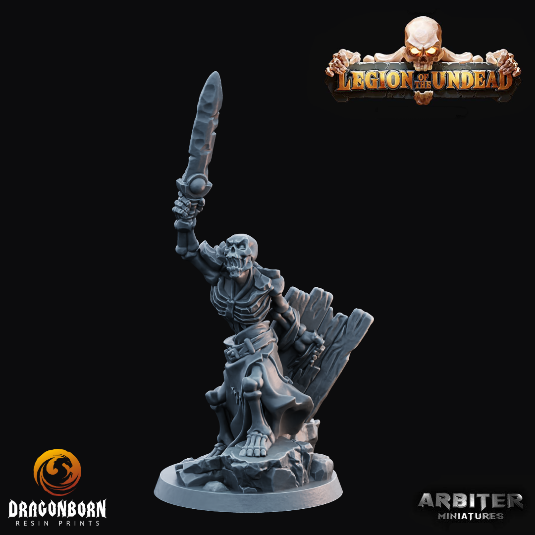 Skeleton Warrior 4 - DnD RPG Wargaming Miniatures