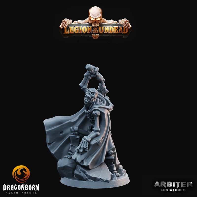 Skeleton Flailer 2 - DnD RPG Wargaming Miniatures