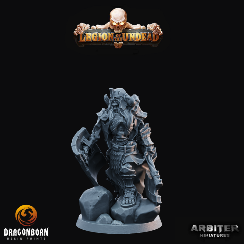 Skeleton Axe 1 - DnD RPG Wargaming Miniatures