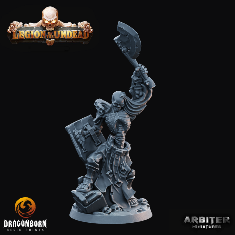 Skeleton Axe 2 - DnD RPG Wargaming Miniatures