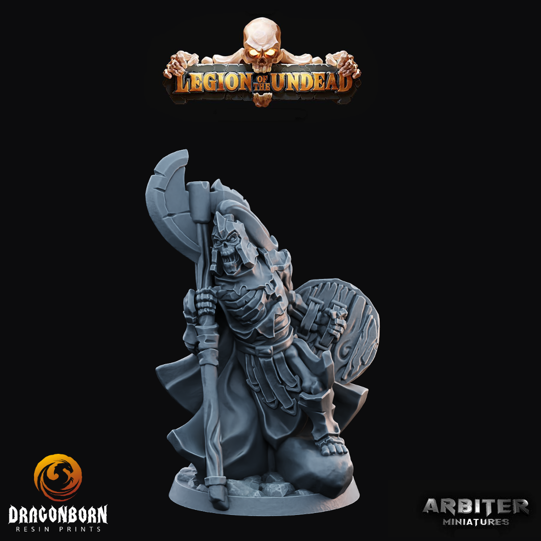 Skeleton Halberd - DnD RPG Wargaming Miniatures
