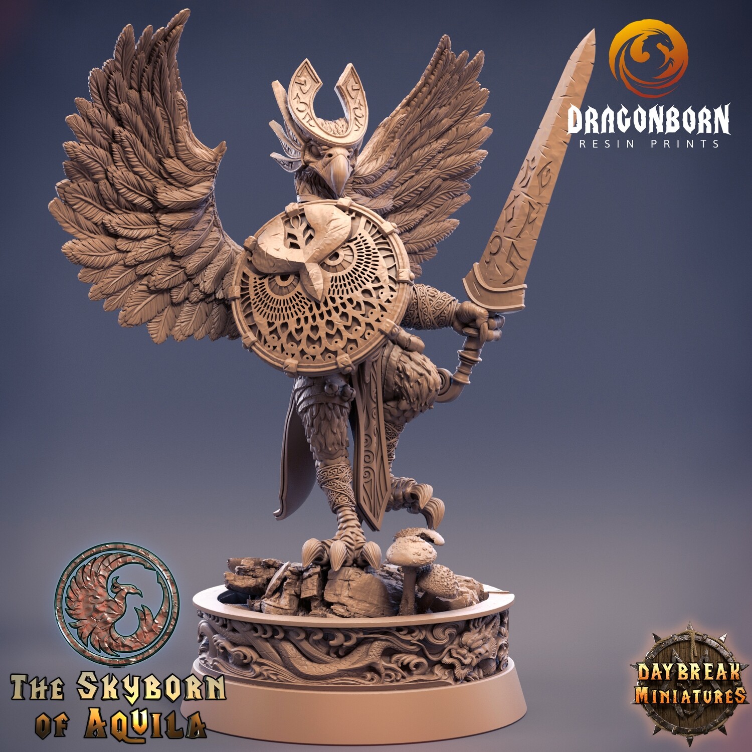 Jaspis Strangeswoop - Birdkin DnD RPG Wargaming Miniatures