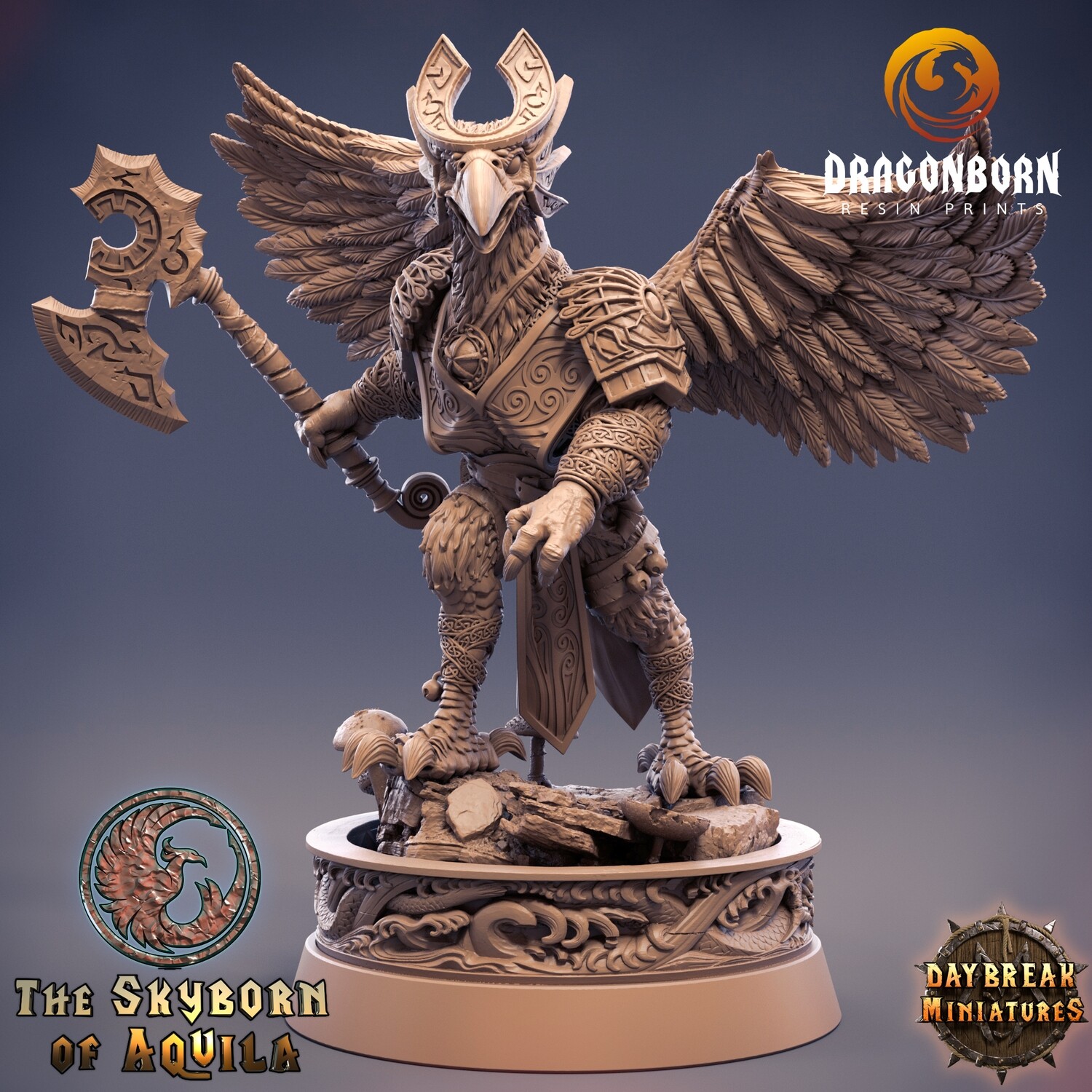 Haim Fireflight - Birdkin DnD RPG Wargaming Miniatures