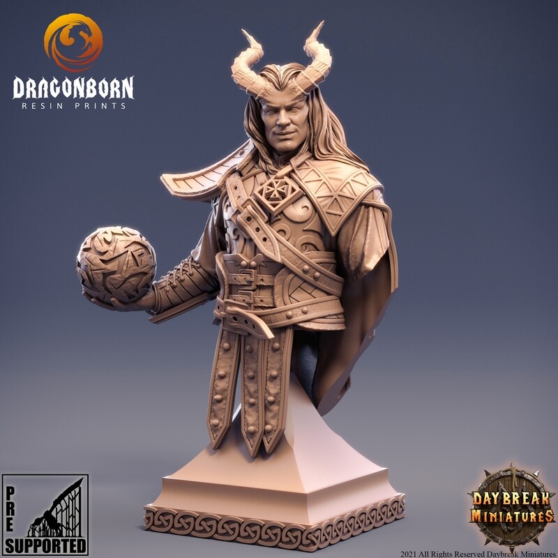 Emil Luckso - Tiefling Bust