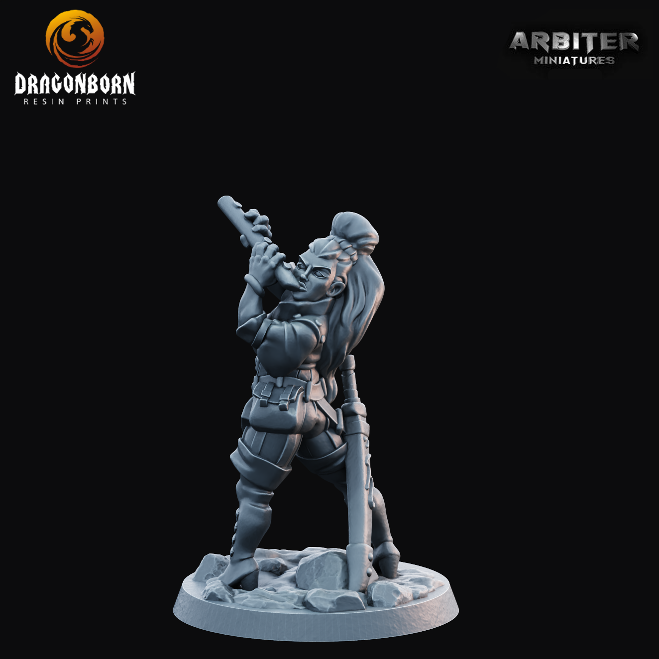 Bard Female 1 - DnD RPG Wargaming Miniatures 