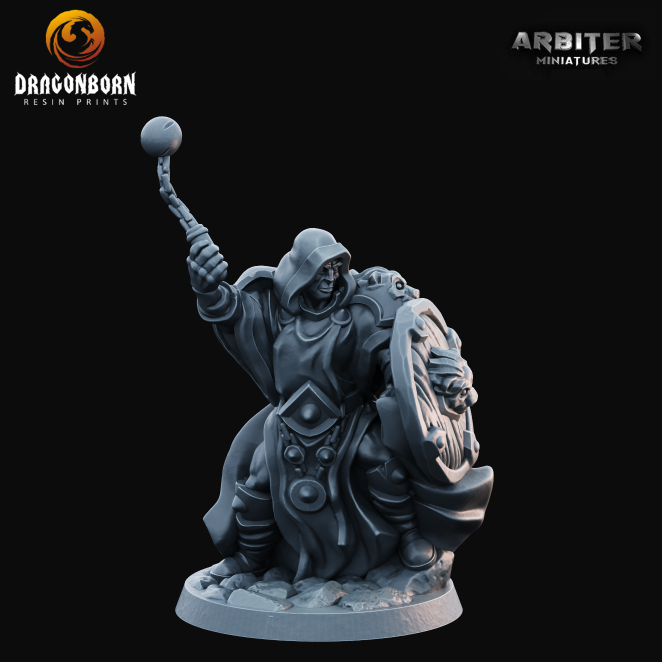 Cleric Male 2 - DnD RPG Wargaming Miniatures 