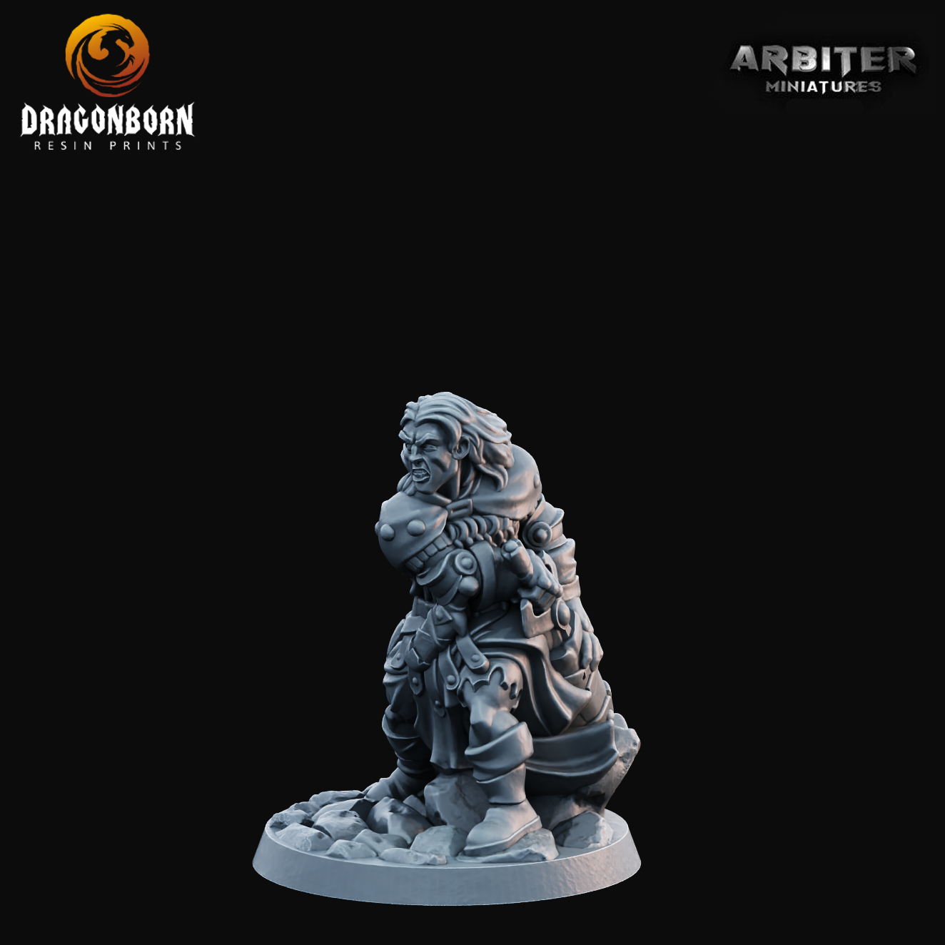 Fighter Male 1 - DnD RPG Wargaming Miniatures 
