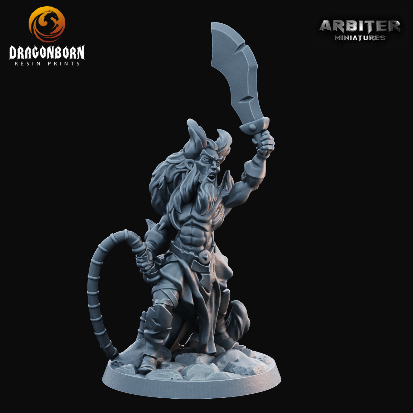 Demonkin Male 1 - DnD RPG Wargaming Miniatures 