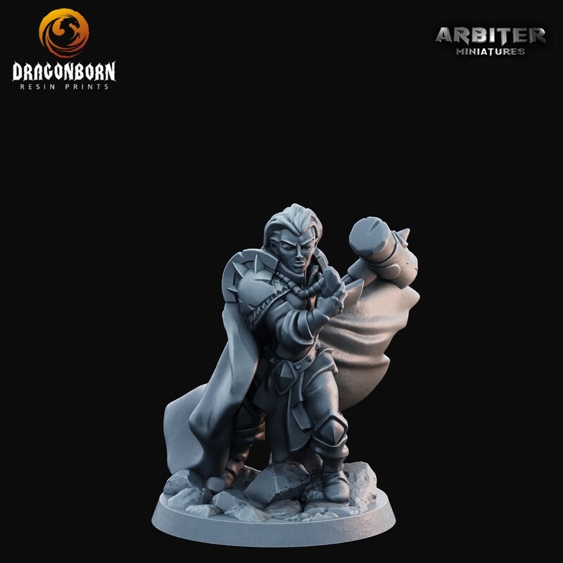Cleric Female 1 - DnD RPG Wargaming Miniatures 
