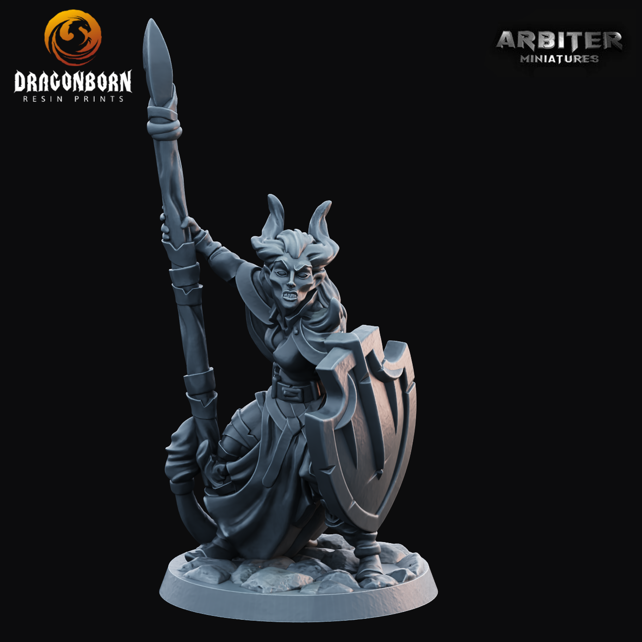 Demonkin Female 2 - DnD RPG Wargaming Miniatures 