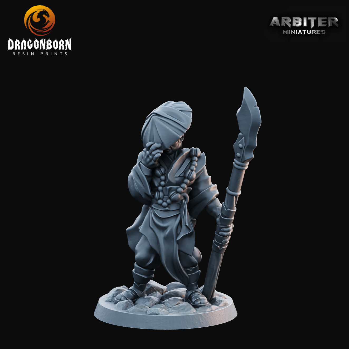 Monk Male 2 - DnD RPG Wargaming Miniatures 