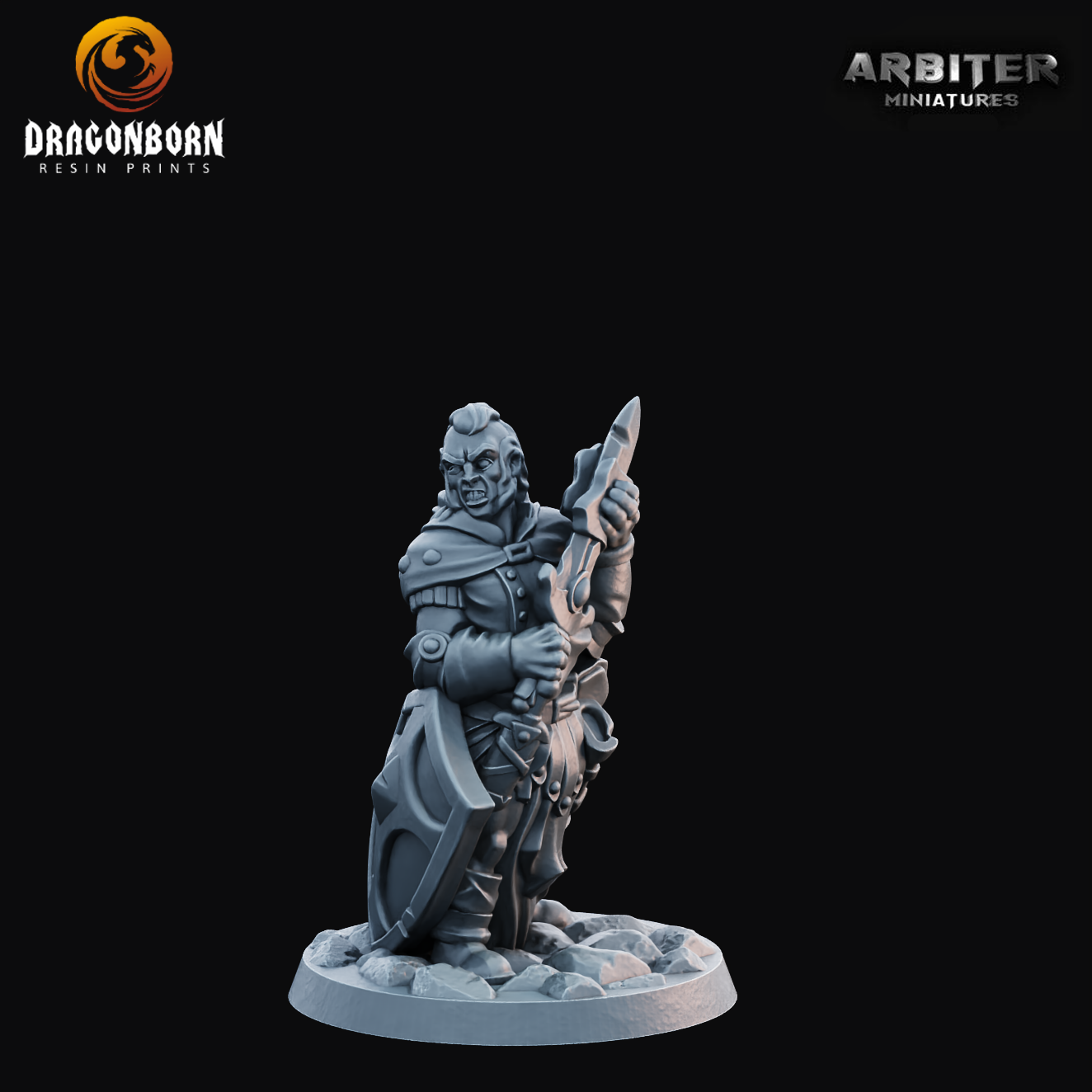Fighter Male 2 - DnD RPG Wargaming Miniatures 