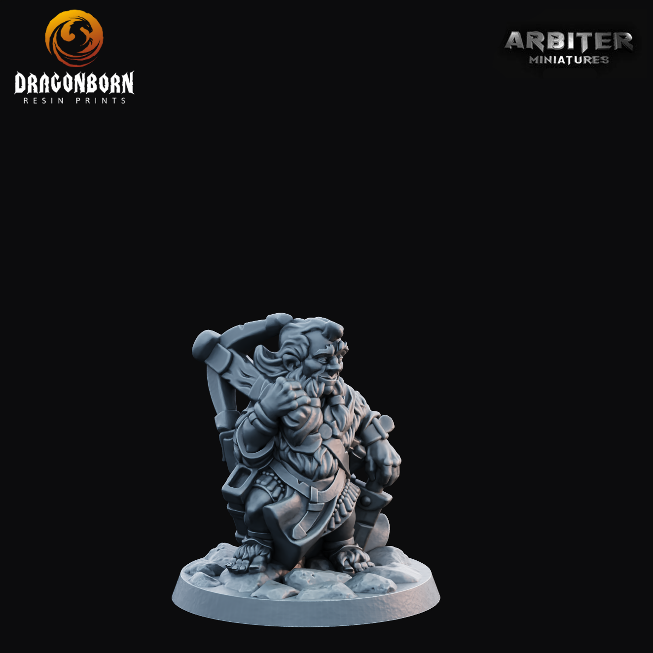 Halfling Male 1 - DnD RPG Wargaming Miniatures 