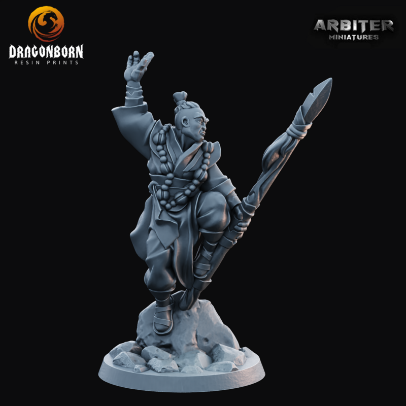 Monk Male 1 - DnD RPG Wargaming Miniatures 