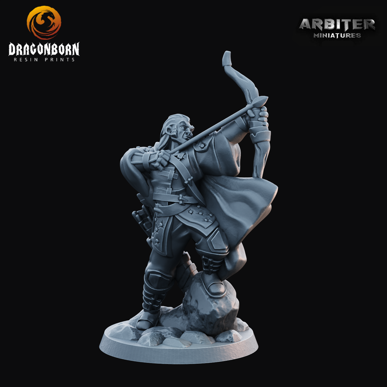 Ranger Male 1 - DnD RPG Wargaming Miniatures 