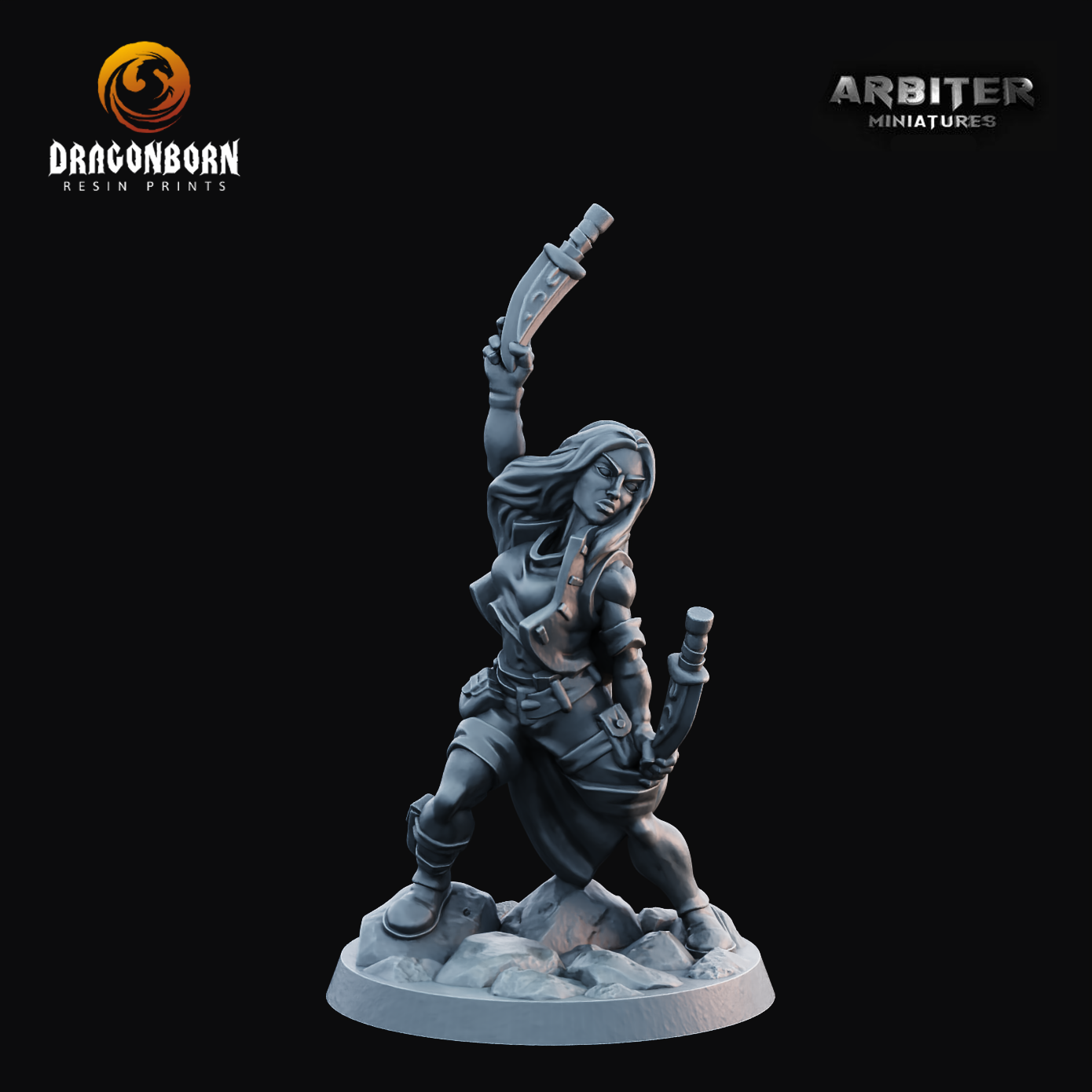 Rogue Female 1 - DnD RPG Wargaming Miniatures 