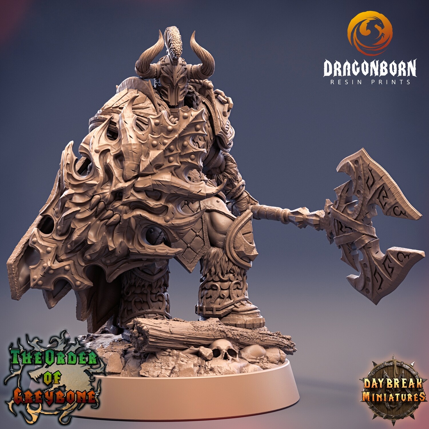 Marius Heartcleaver - Chaos Warriors DnD RPG Wargaming Miniatures