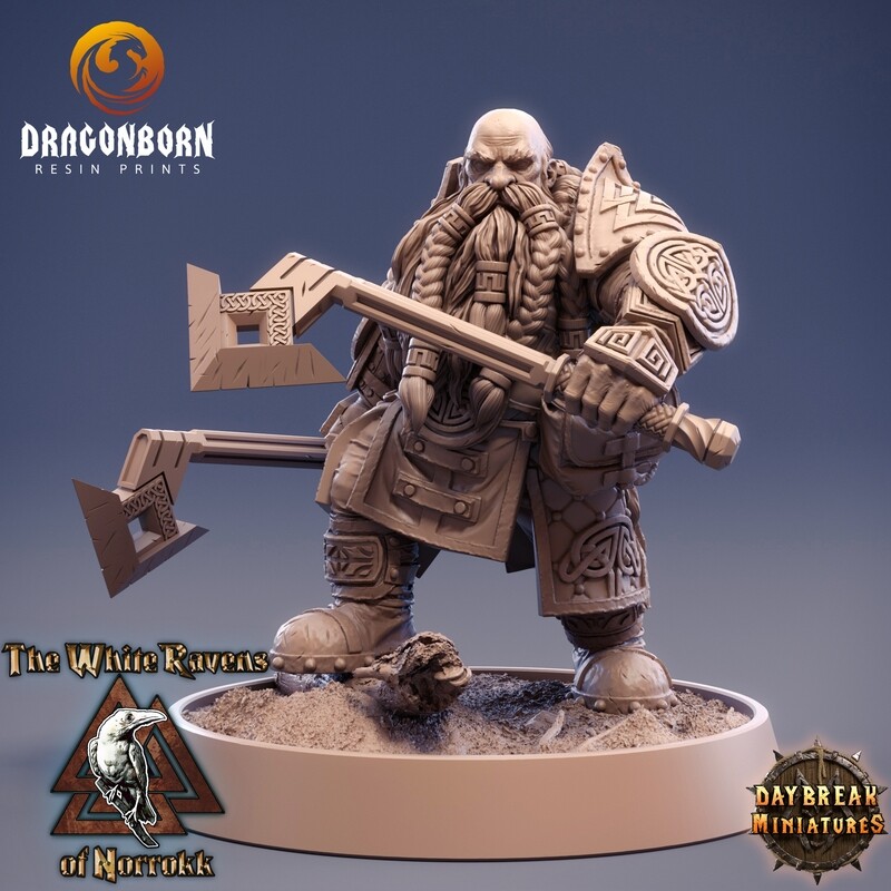 Bouldus Hakkerman - Dwarfs DnD RPG Wargaming Miniatures