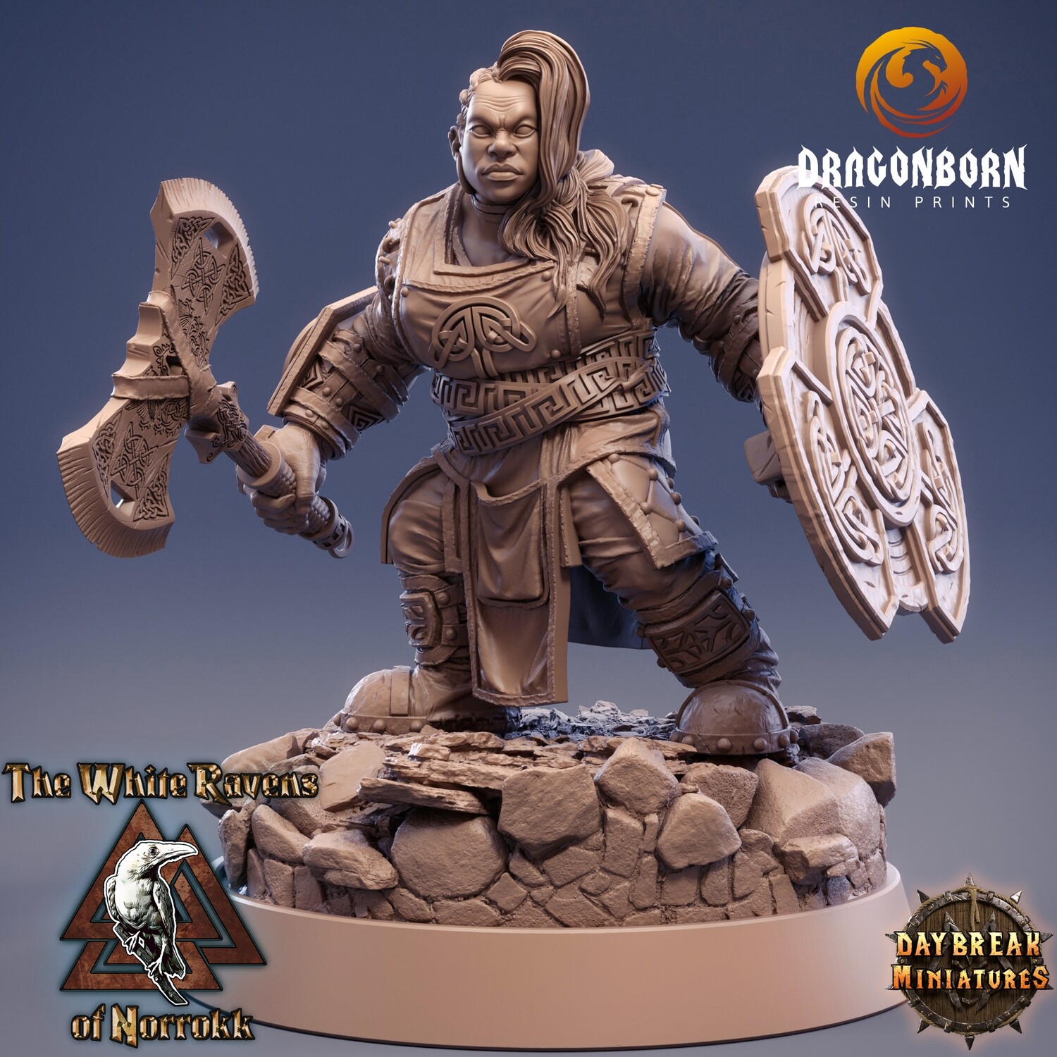 Fandra Firebrand - Dwarfs DnD RPG Wargaming Miniatures