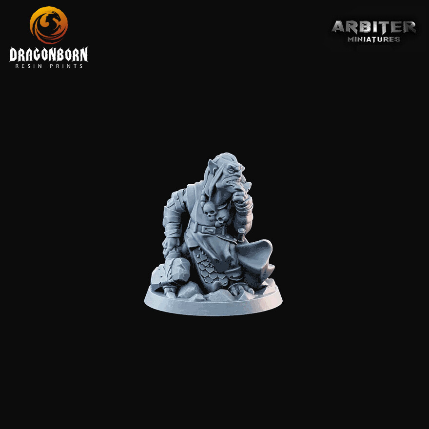 Goblin with Hammer 1 - DnD RPG Wargaming Miniatures 
