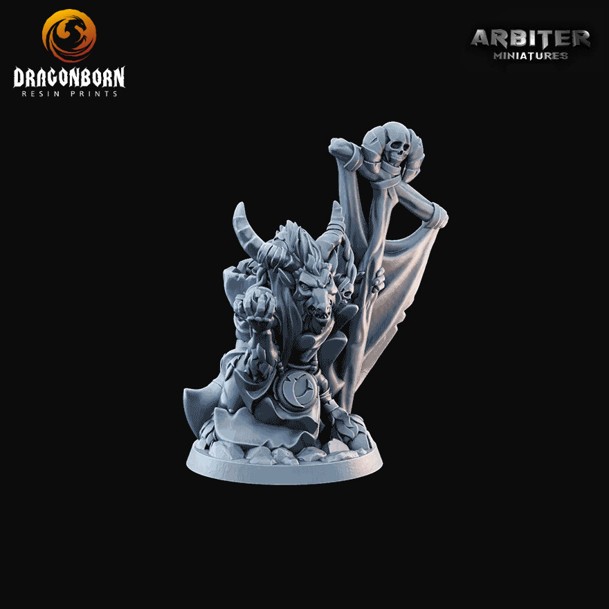 Goatman Shaman - DnD RPG Wargaming Miniatures 
