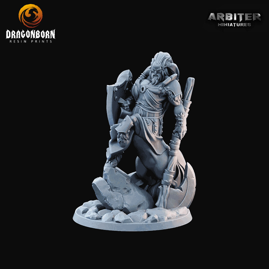 Centaur with Axe - DnD RPG Wargaming Miniatures 