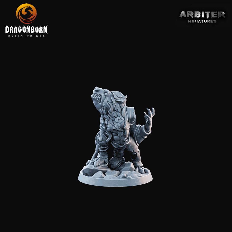 Werewolf 1 - DnD RPG Wargaming Miniatures 