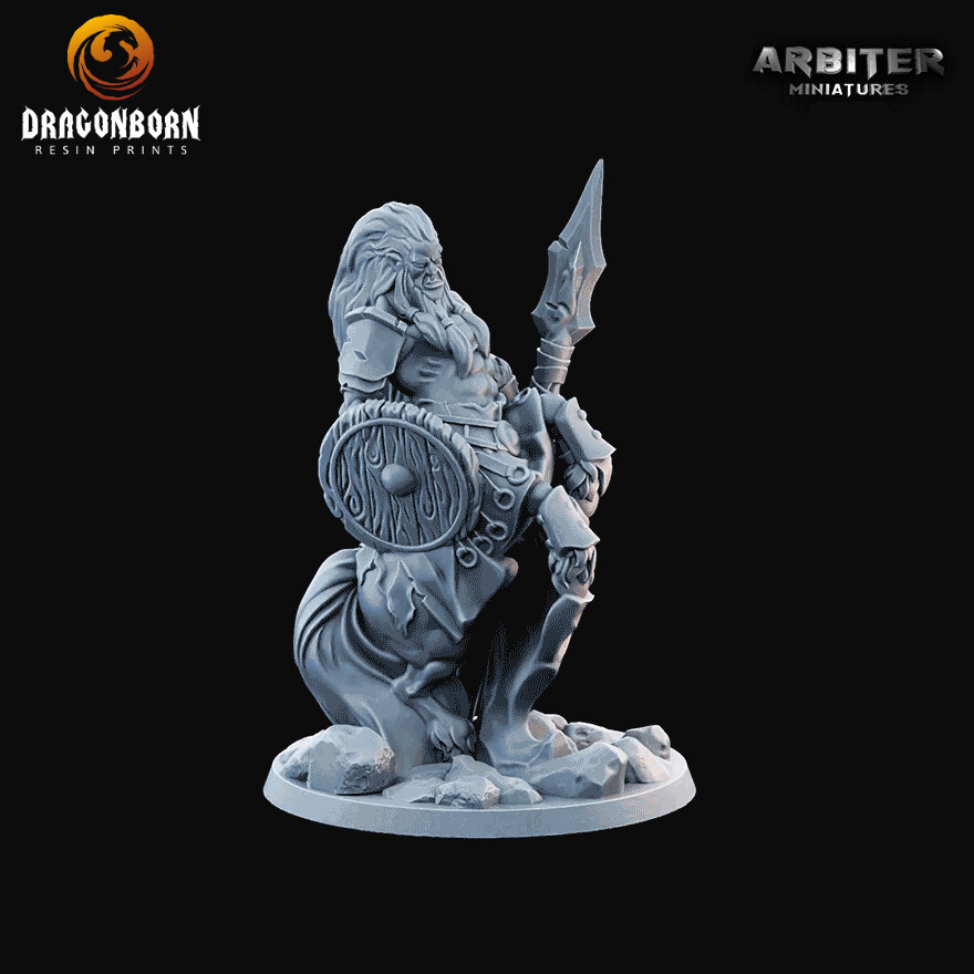 Centaur with Spear - DnD RPG Wargaming Miniatures 