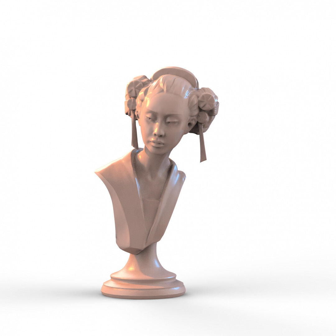 Geisha Bust