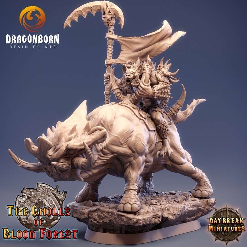 Uglo Cree on Grinderwulf - Gnolls DnD RPG Wargaming Miniatures
