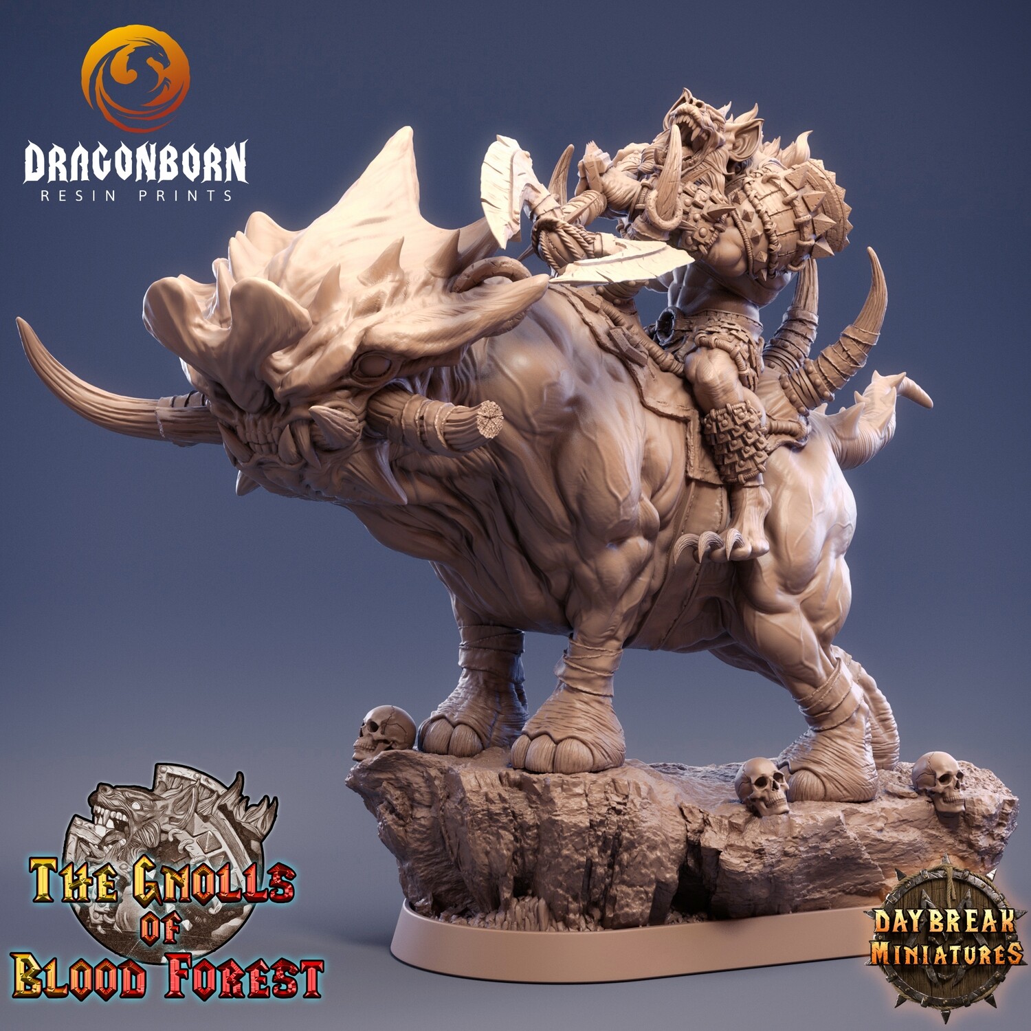 Gouch on Grinderwulf - Gnolls DnD RPG Wargaming Miniatures