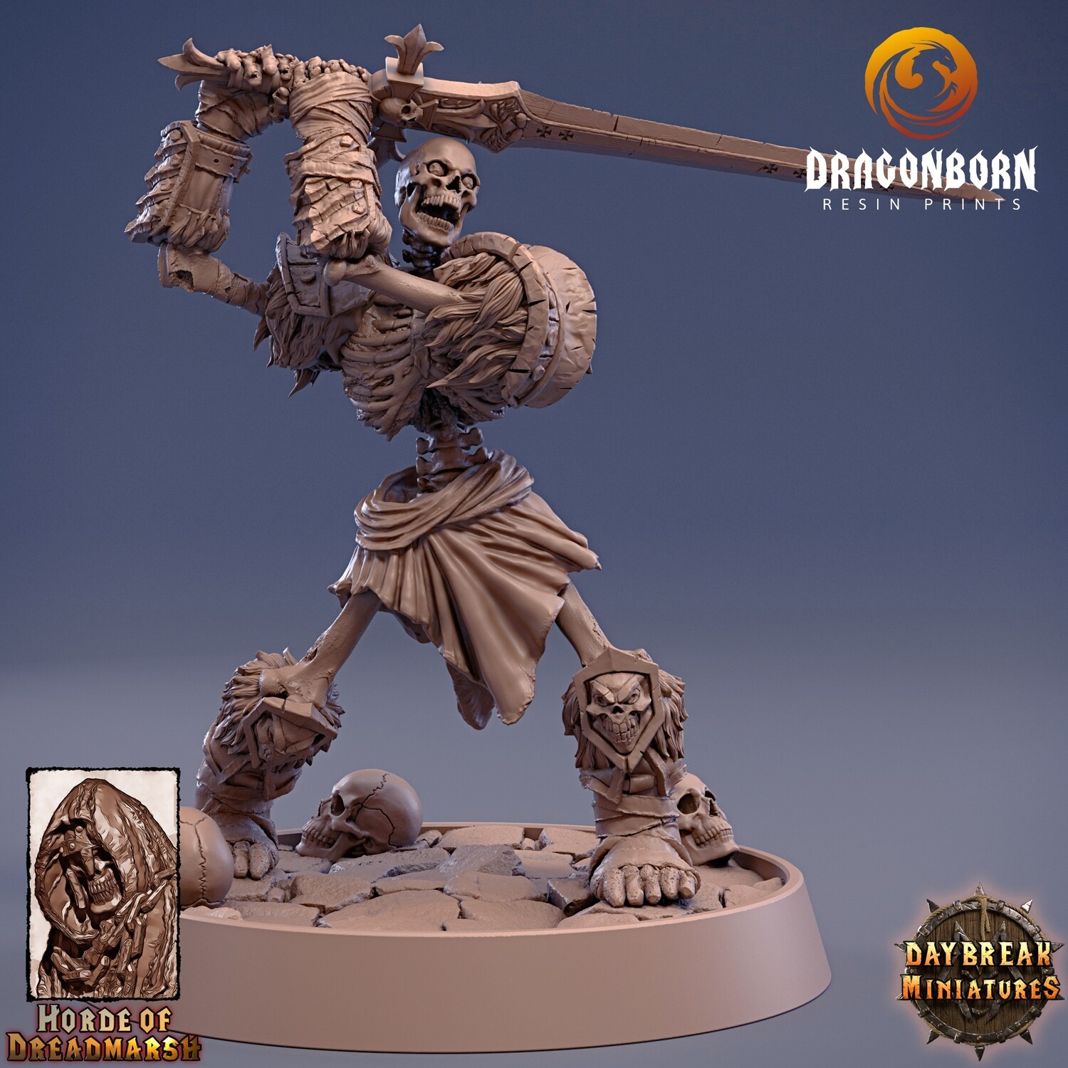 Bone Grunt of Outer Dreadmarsh - Undeads DnD RPG Wargaming Miniatures