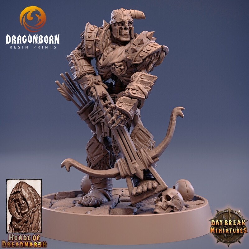 Crossbow Officer of the Pale Guard - Undeads DnD RPG Wargaming Miniatures