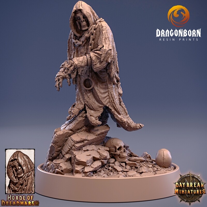 The Dust Monk of Dreadmarsh - Undeads DnD RPG Wargaming Miniatures