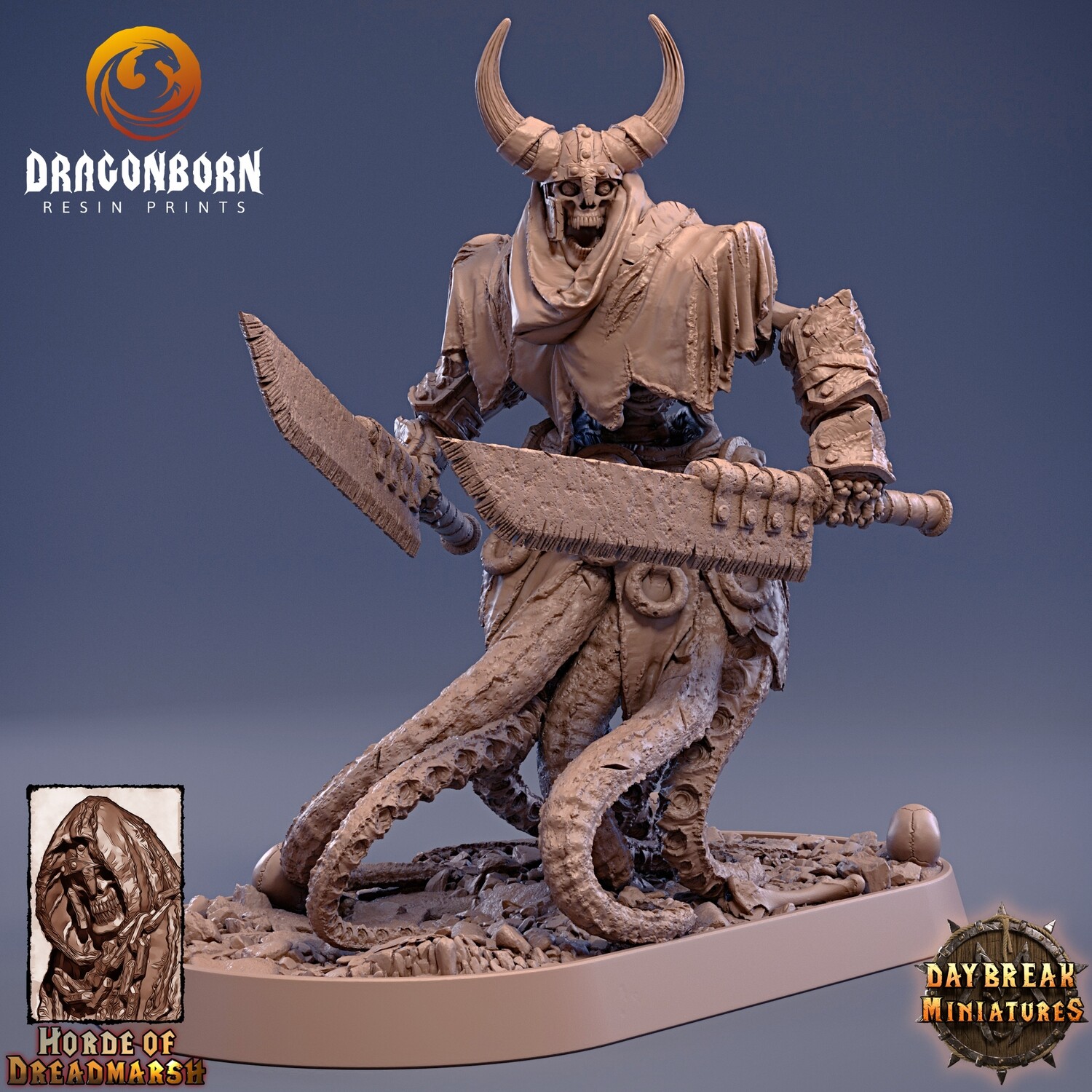 General Gantza Pitch - Undeads DnD RPG Wargaming Miniatures
