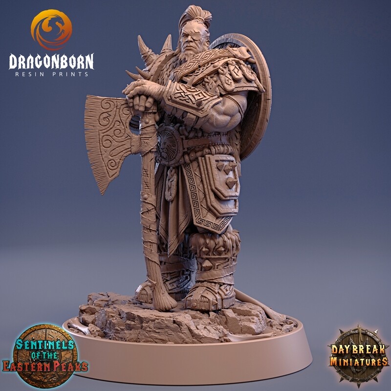 Gazer Hundredscar - Barbarians DnD RPG Wargaming Miniatures
