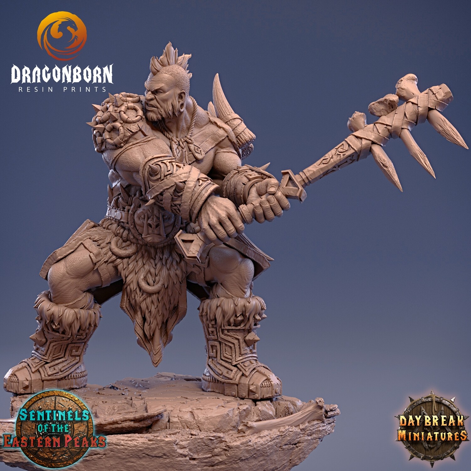 Digger Bonespiker - Barbarians DnD RPG Wargaming Miniatures