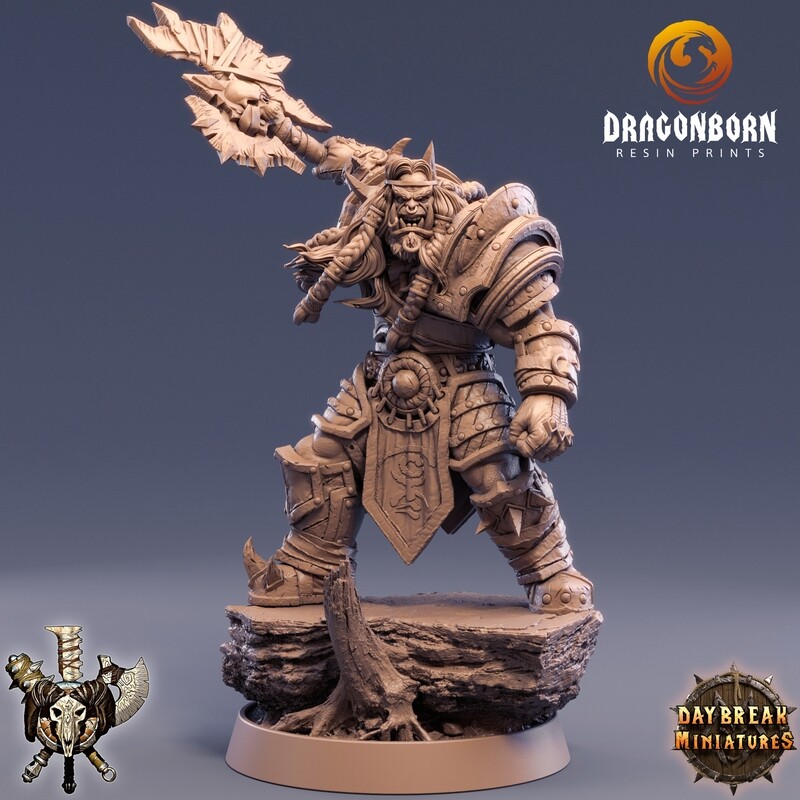 Damma Blacker - Orcs Ork DnD RPG Wargaming Miniatures