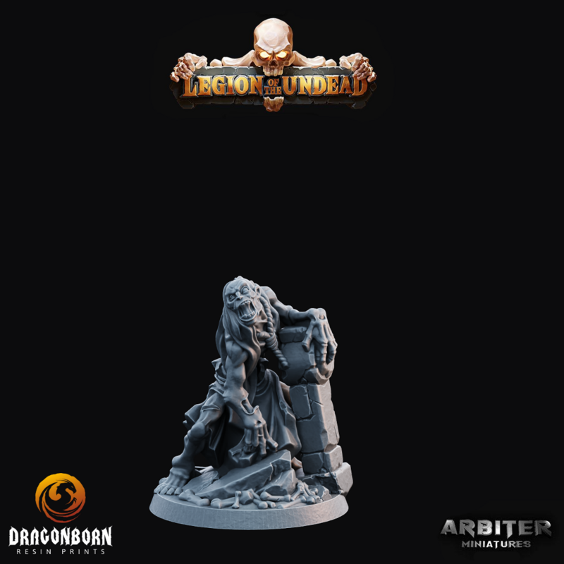 Zombie 1 - DnD RPG Wargaming Miniatures