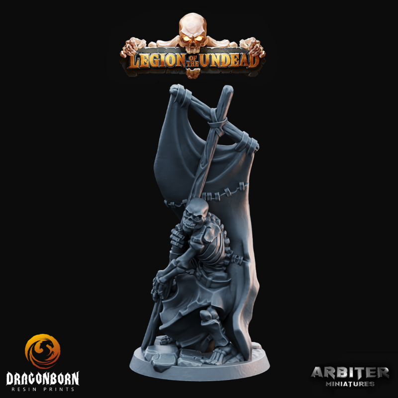 Undead Banner - DnD RPG Wargaming Miniatures
