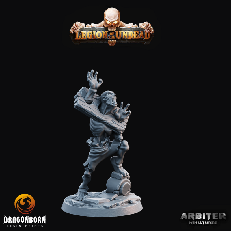 Zombie 4 - DnD RPG Wargaming Miniatures