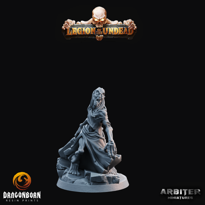 Zombie 5 - DnD RPG Wargaming Miniatures