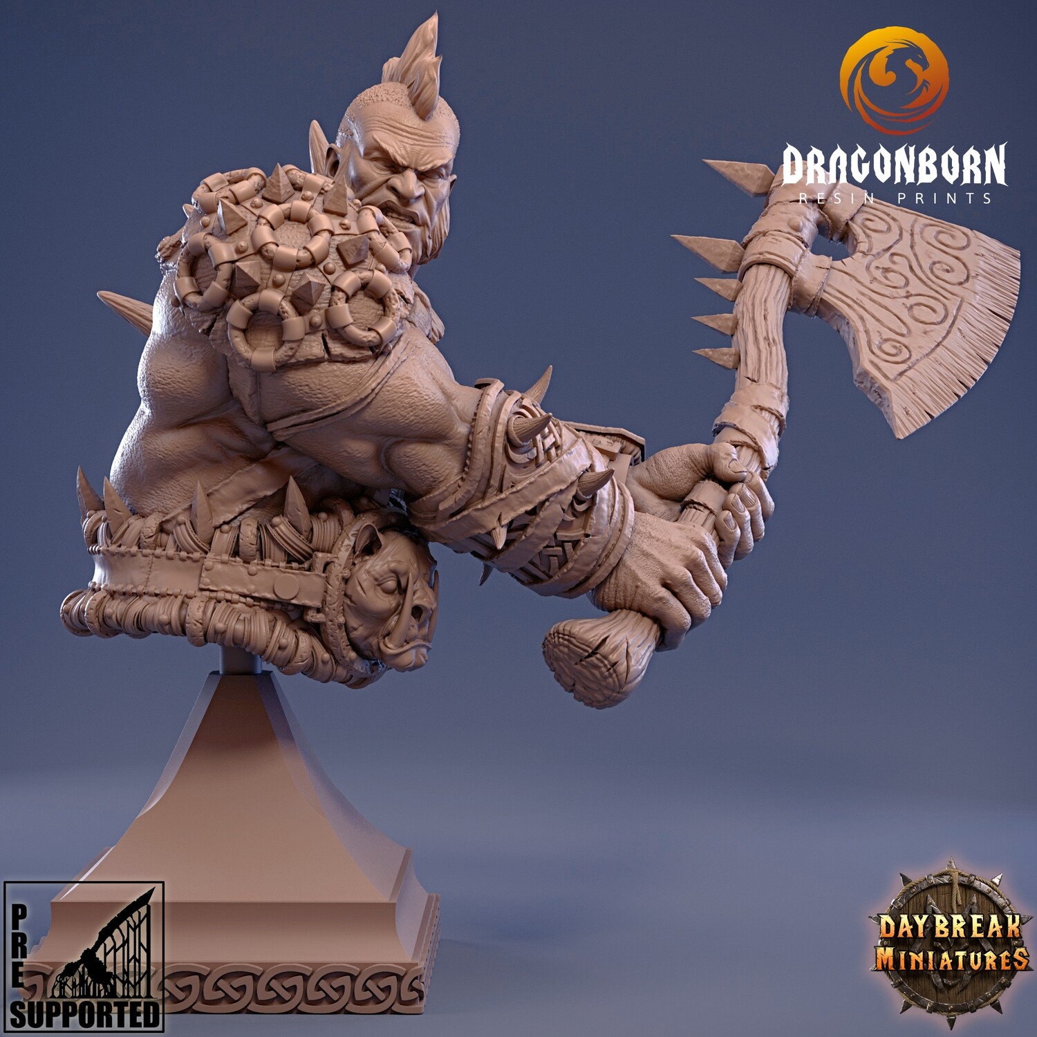Digger Bonespiker - Barbarian Bust