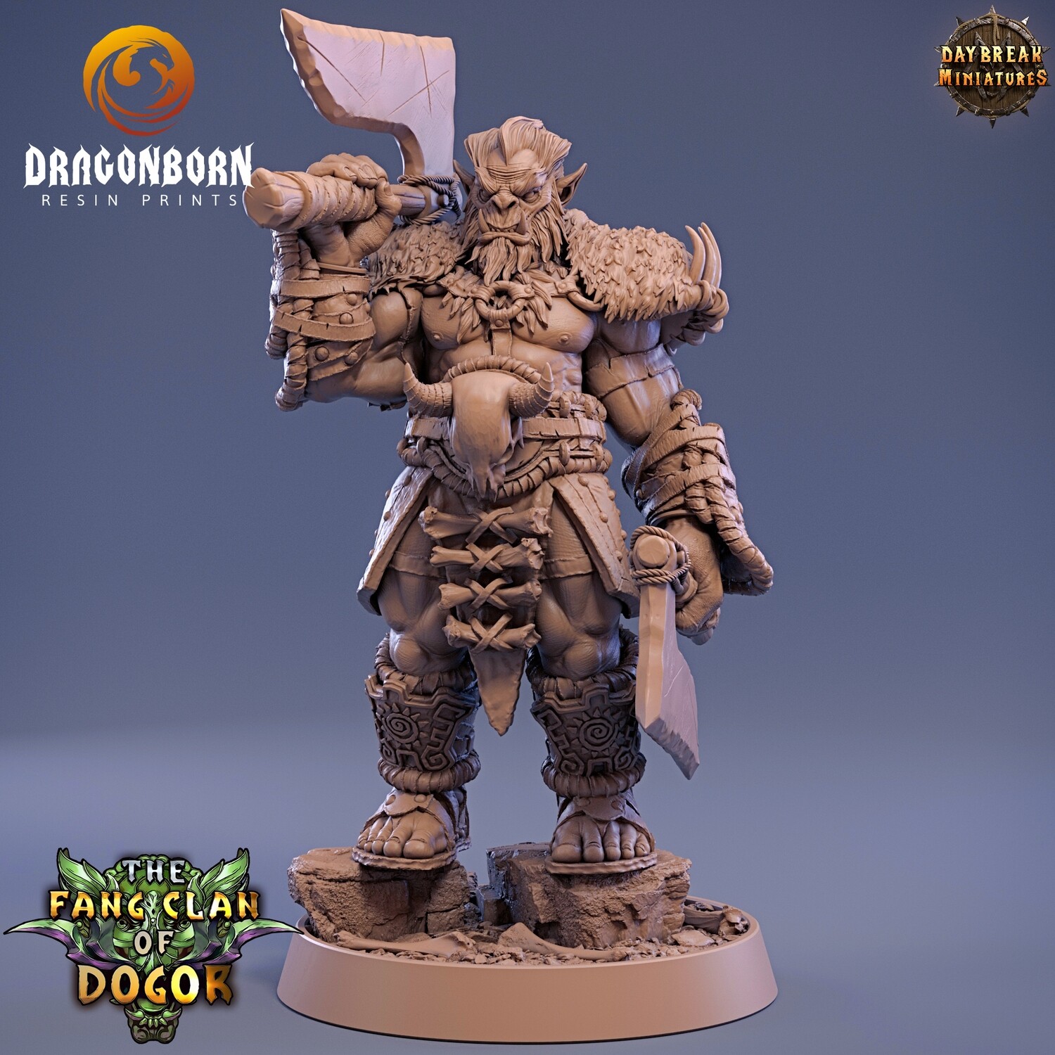 Kuu’ndran Bluntcleaver - Bugbears DnD RPG Wargaming Miniatures