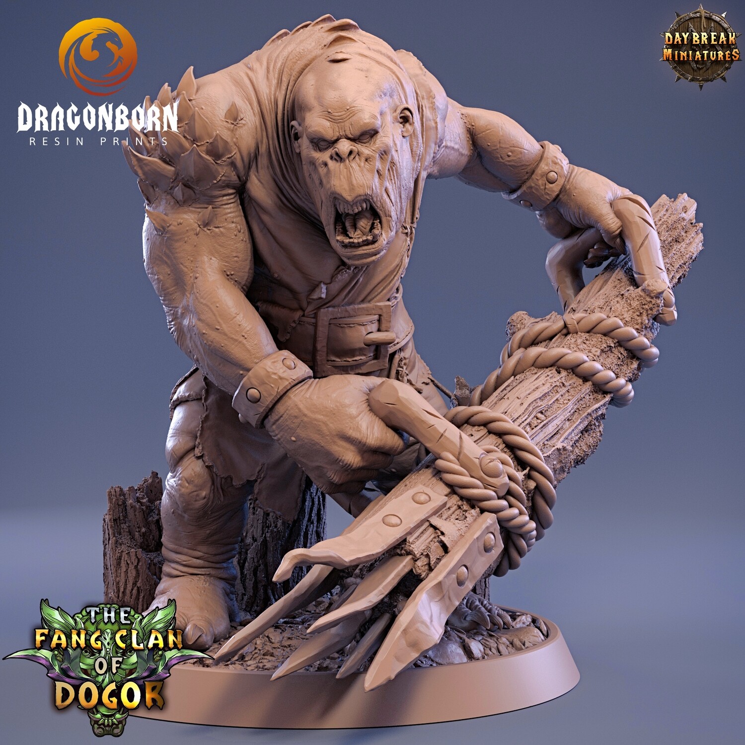 Ork’aa Grim - Troll DnD RPG Wargaming Miniatures