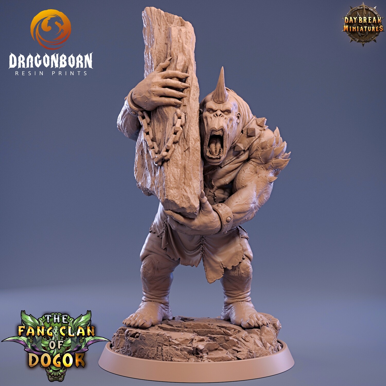 Tjundra The Crusher - Troll DnD RPG Wargaming Miniatures