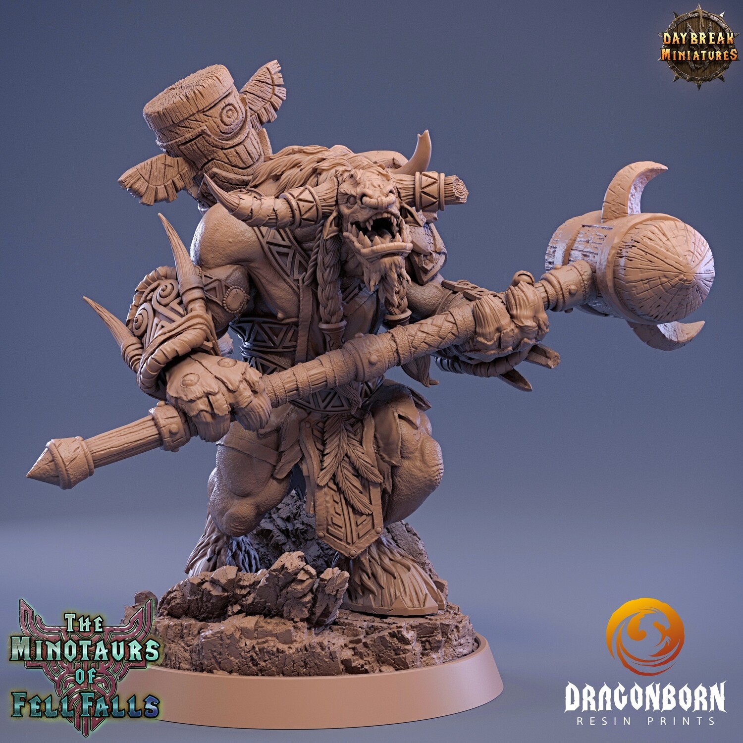 Christo Hellborn - Minotaurs DnD RPG Wargaming Miniatures